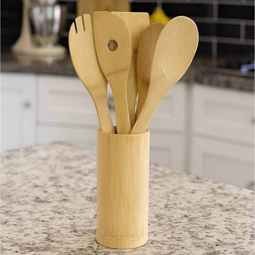 Bamboo Kitchen Utensil Set (5pcs)