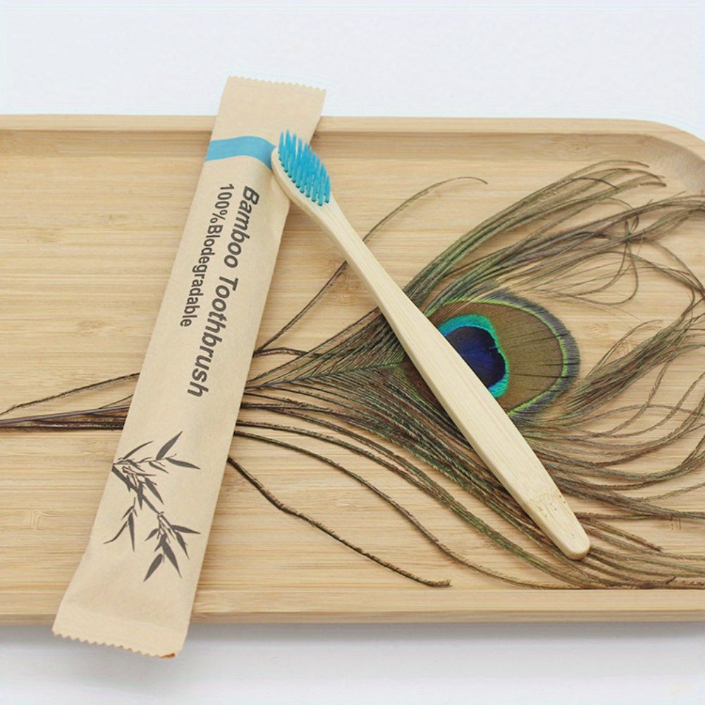 Bamboo Toothbrush Set
