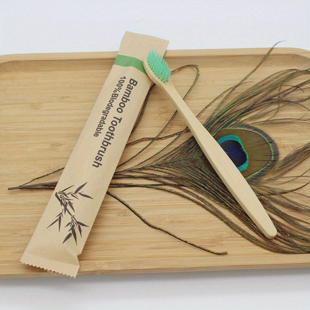 Bamboo Toothbrush Set