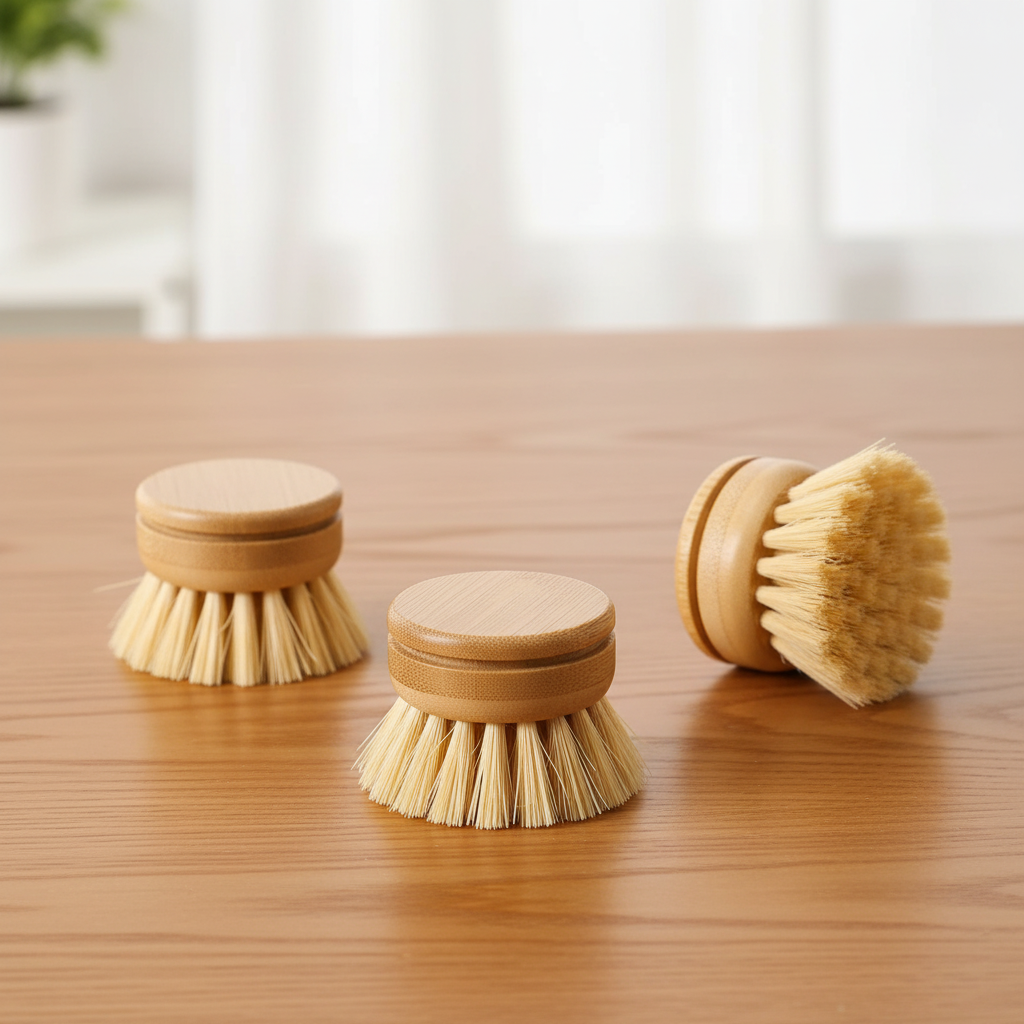 Bamboo Bowl Brush Heads