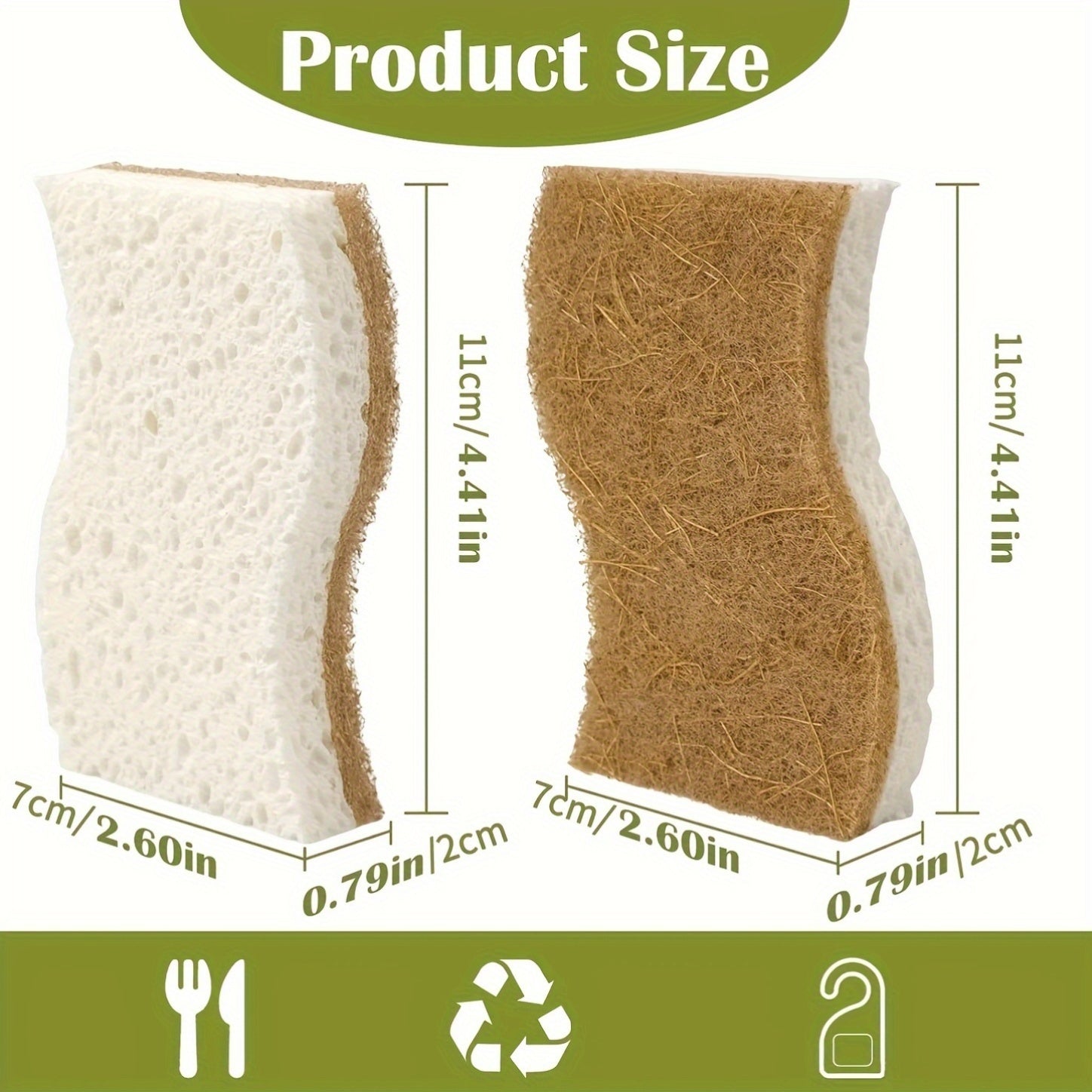 Natural Kitchen Sponges